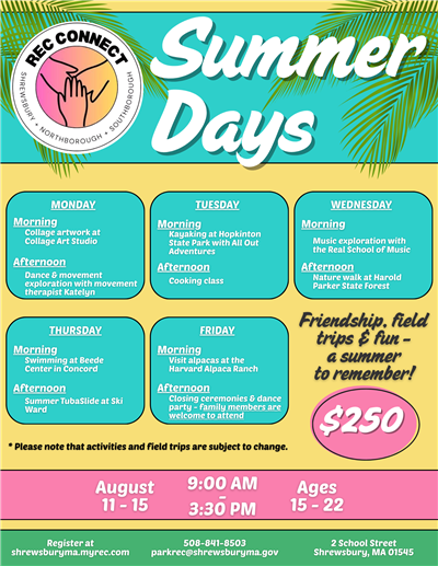 Rec Connect Summer Days