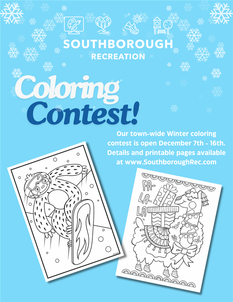 Winter Coloring Contest